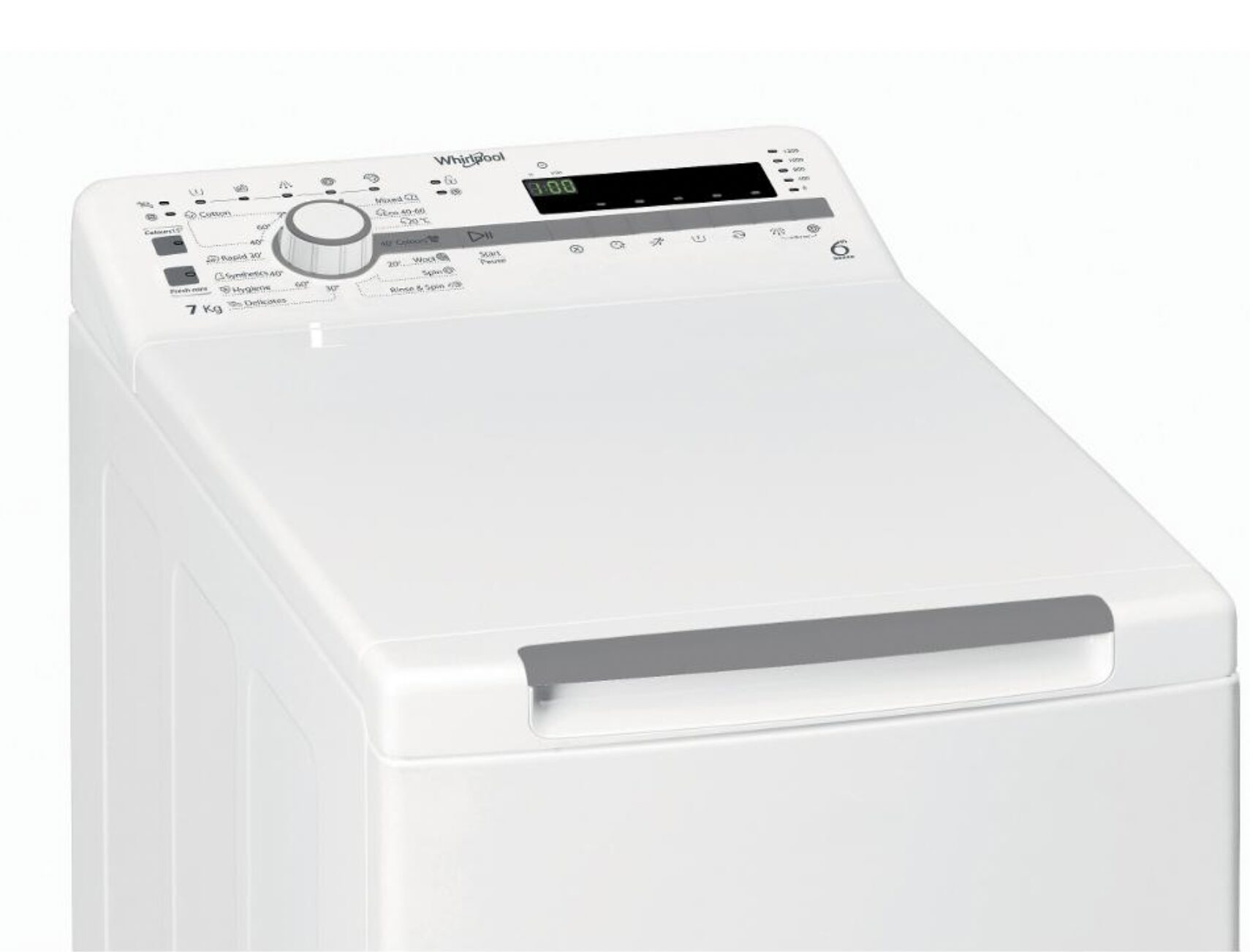 Vrchom plnená práčka Whirlpool EELT 7120EU