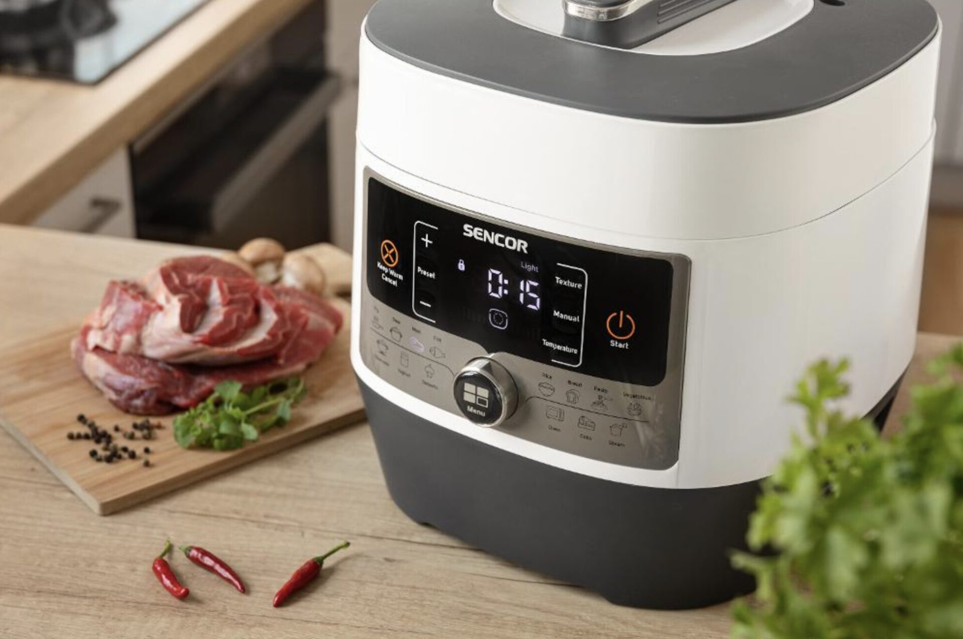 Recenzia elektrický tlakový hrniec Sencor SPR 3600WH