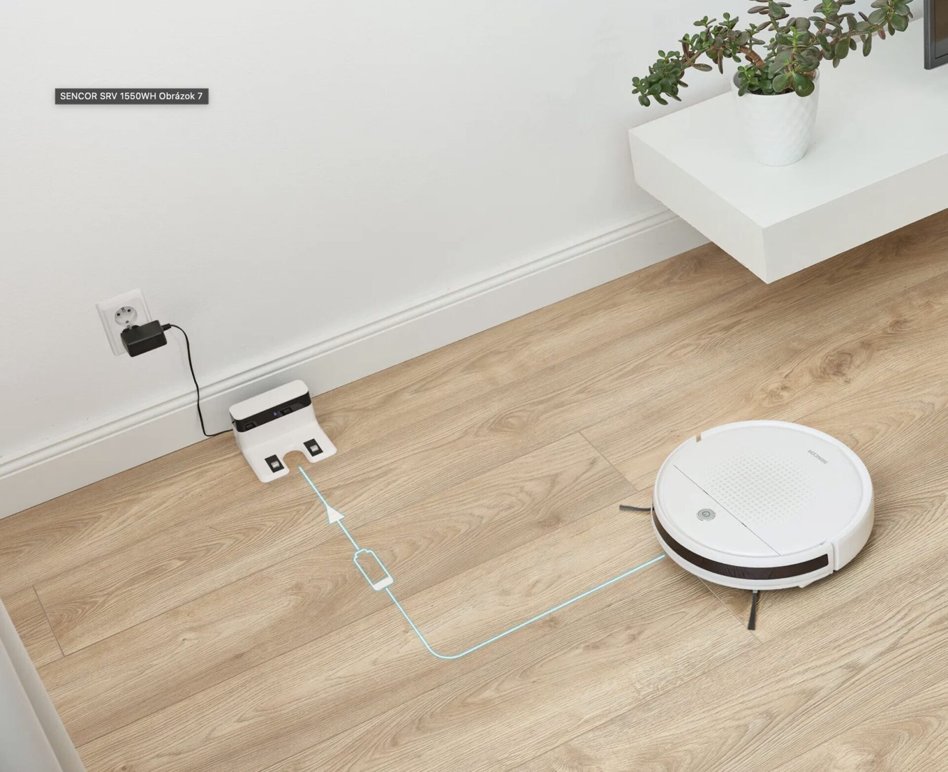 Recenzia na lacný robotický vysávač Sencor SRV 1550WH