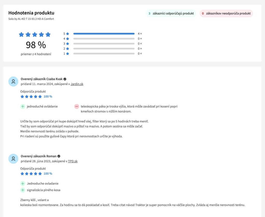 Recenzia: Traktorová kosačka Solo by AL-KO T 15-93.3 HD-A Comfort – výkonný pomocník pre veľké záhrady