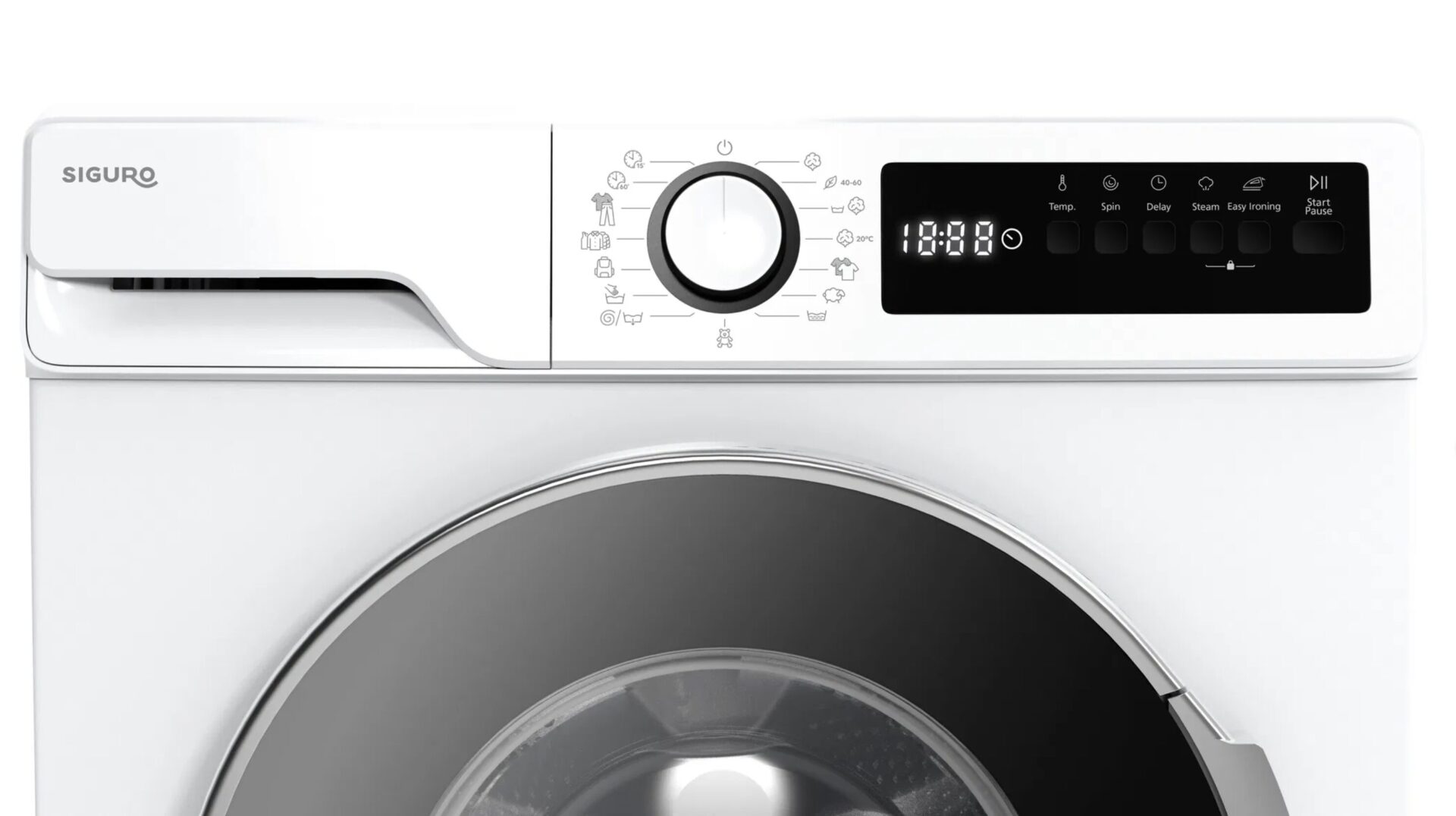 Recenzia Siguro SGR-WM-A721W Profi Steam – najpredávanejšia parná práčka značky Siguro do 400 €
