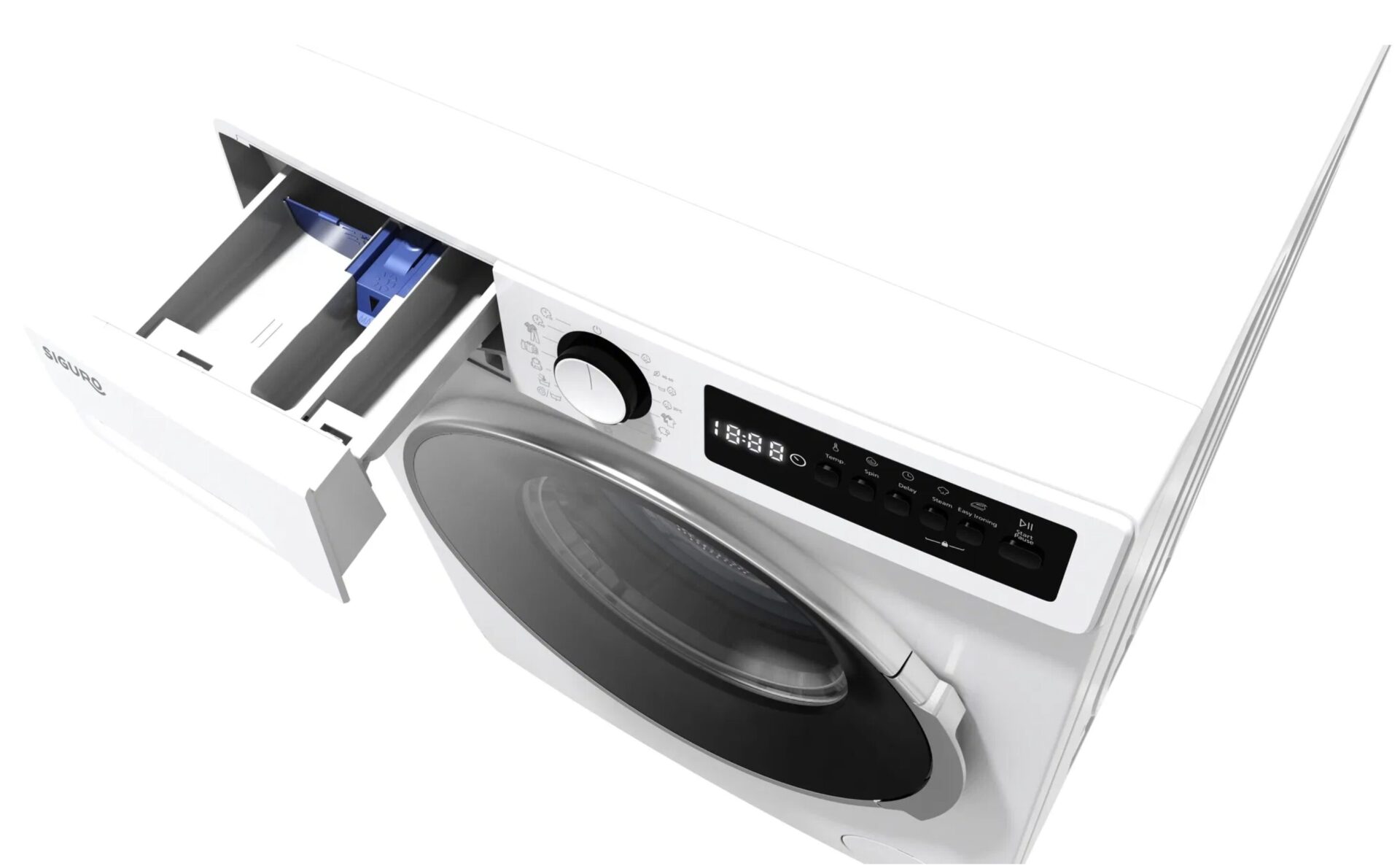 Recenzia Siguro SGR-WM-A721W Profi Steam – najpredávanejšia parná práčka značky Siguro do 400 €