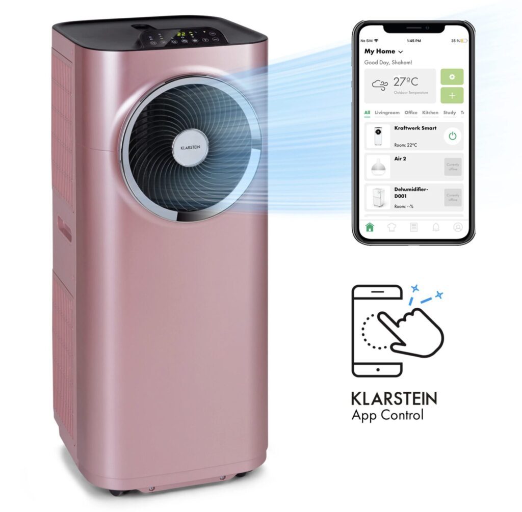 Mobilná klimatizácia Klarstein Kraftwerk Smart 12K – zľava až 50 % + extra 15 % kupón
