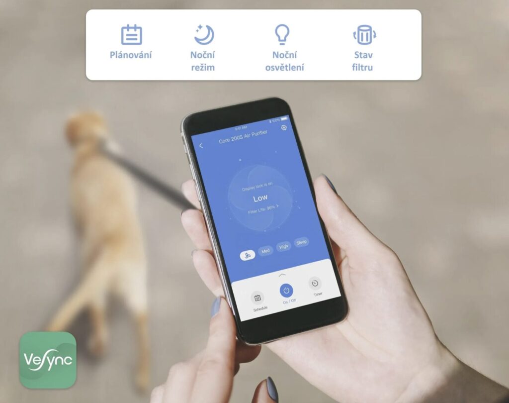 Recenzia Levoit Core 200S SMART – tichý a inteligentný pomocník pre menšie izby
