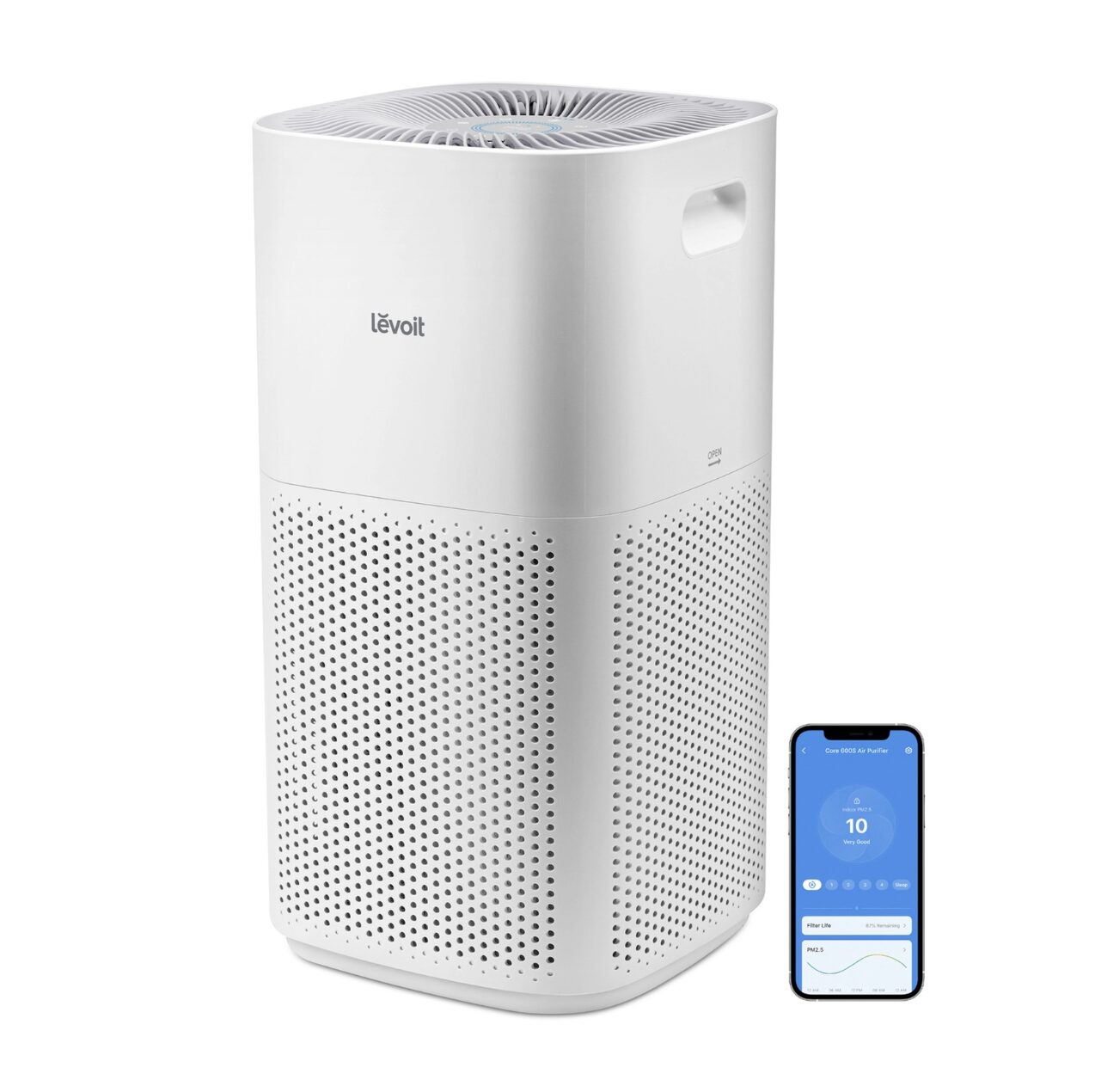 Recenzia Levoit Core 600S SMART – vlajková loď medzi čističkami vzduchu pre veľké priestory