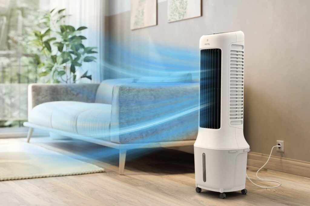 Recenzia: Siguro FC-D100W Aura Tower – tichý ochladzovač vzduchu s WiFi a ionizátorom
