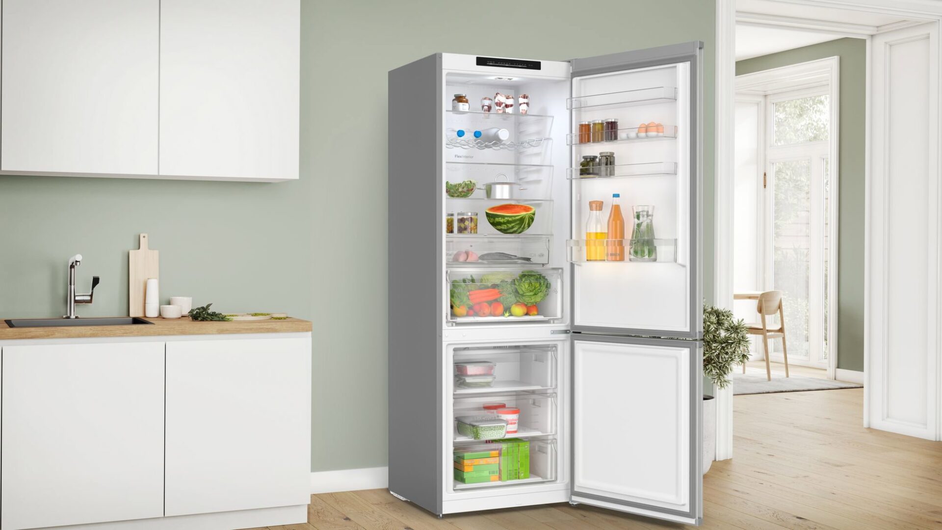 Recenzia BOSCH KGN492LDF Serie 4: veľký priestor bez odmrazovania 14 BOSCH KGN492LDF Serie – No Frost a Multi-AirFlow šetria čas pri bežnej údržbe