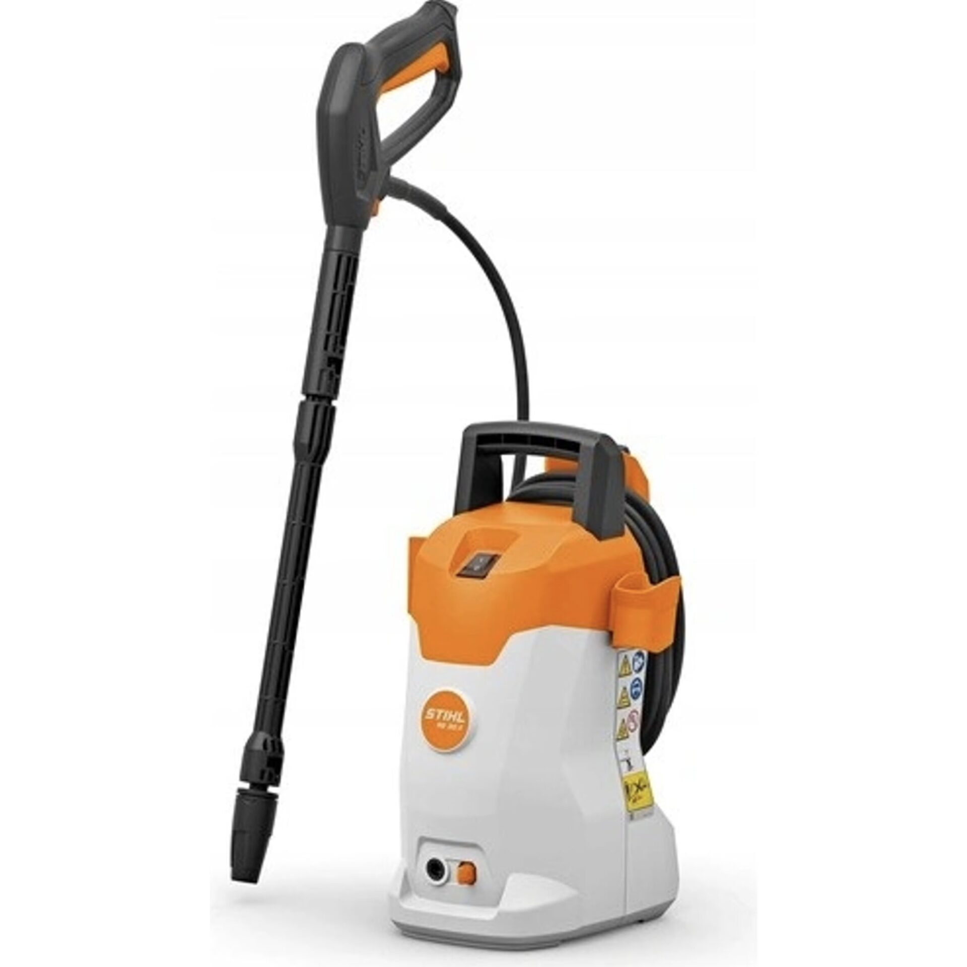 Vysokotlakový čistič STIHL RE 80.0 X recenzia – ľahký základ na čistenie okolo domu 12 Vysokotlakový čistič STIHL RE 80.0 X – Manipulácia, vibrácie a hlučnosť