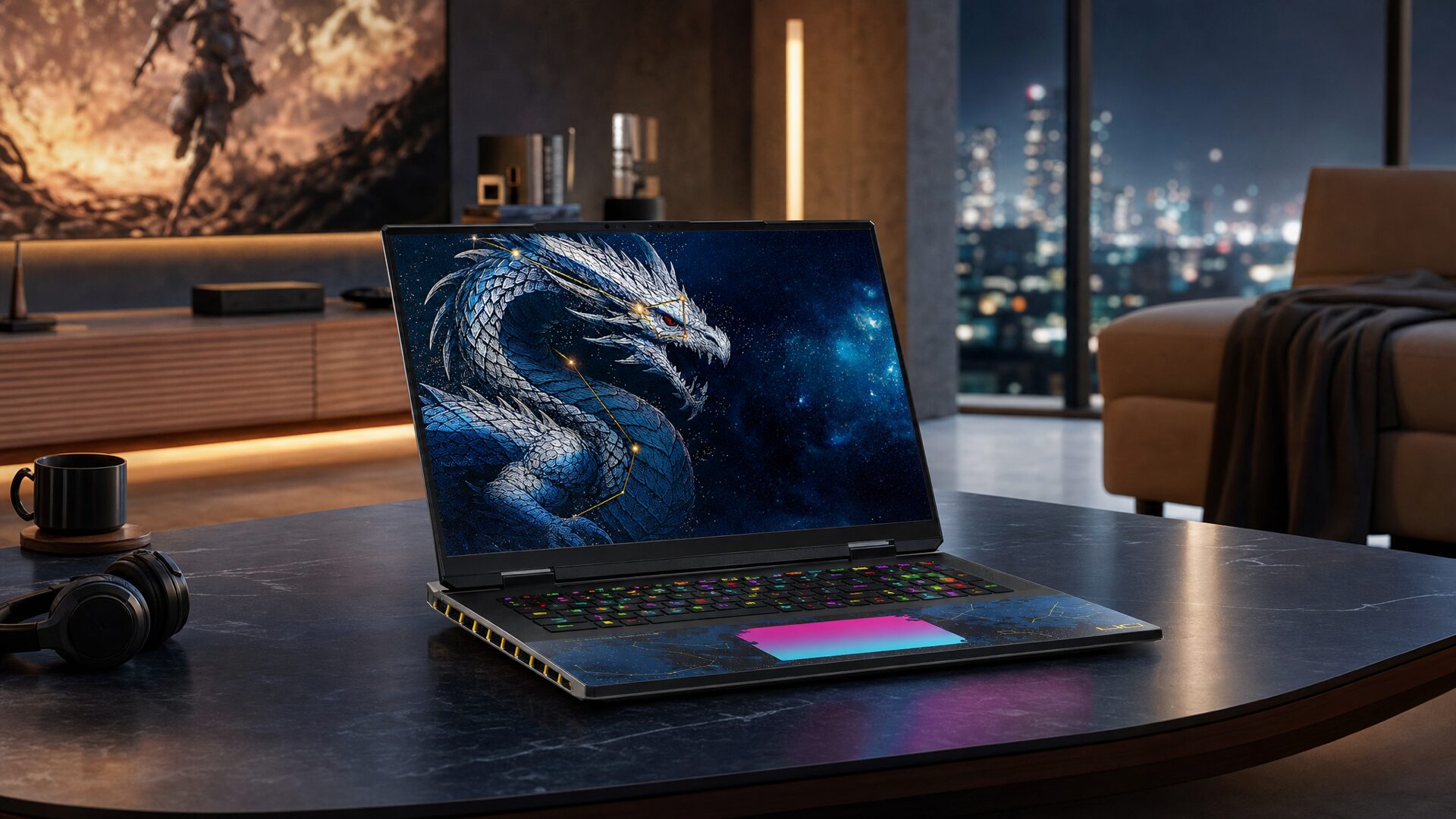 MSI Titan 18 HX Dragon Edition Draco Epic recenzia: 18″ Mini LED bez kompromisov
